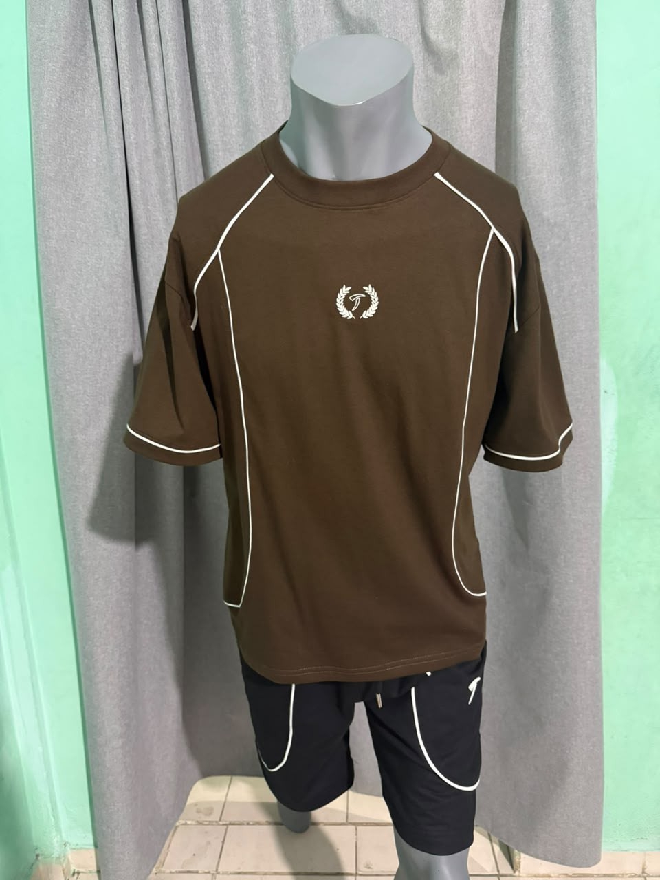 Remera con Vivos Algodon Peinado Premium - Imagen 6