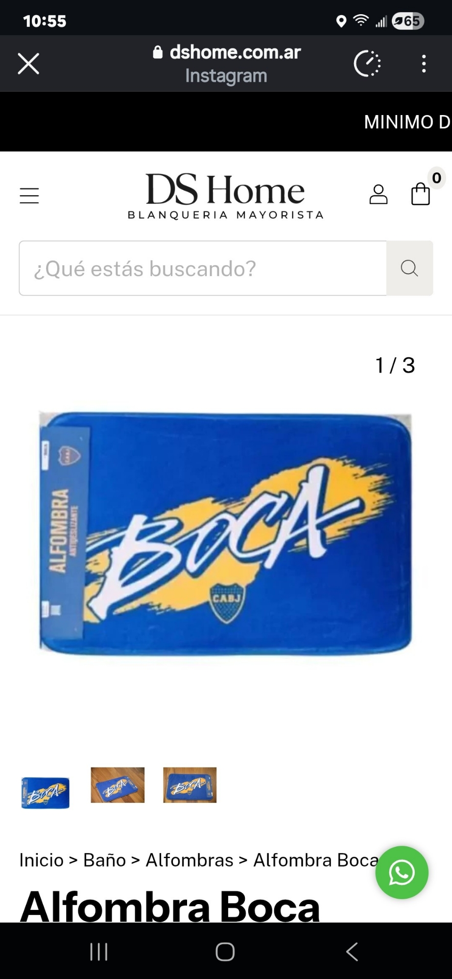 Set de 3 Alfombras a Elección Boca-river-afa - Imagen 4