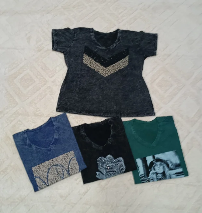 Remera Juvenil Nevada con Strass