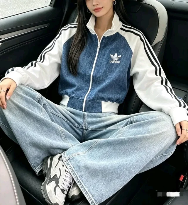 Campera Adidas Combinada