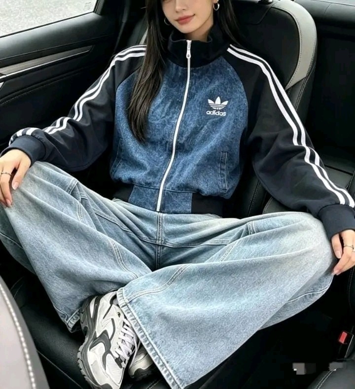 Campera Adidas Combinada - Imagen 2