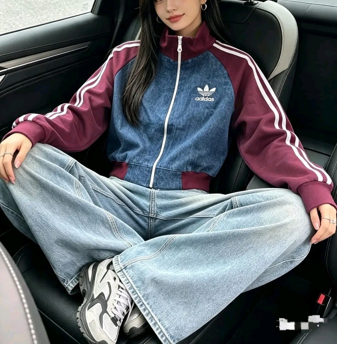 Campera Adidas Combinada - Imagen 3