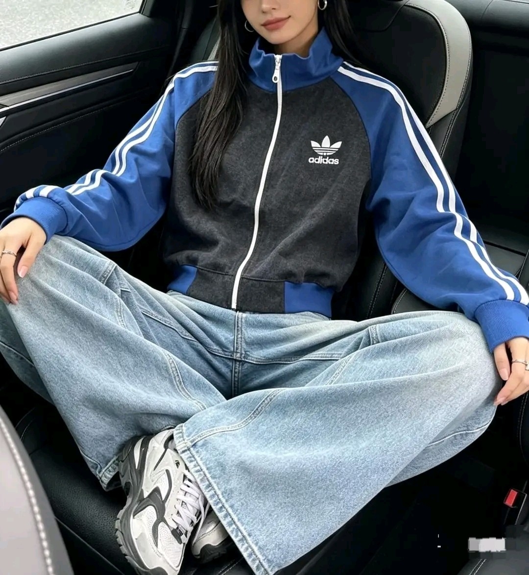 Campera Adidas Combinada - Imagen 4