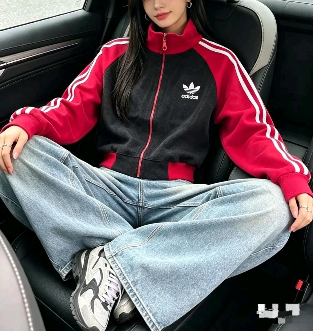 Campera Adidas Combinada - Imagen 6