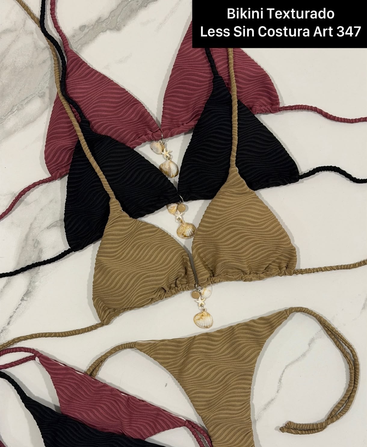 Art 347 Bikini Texturado Less sin Costura - Imagen 2