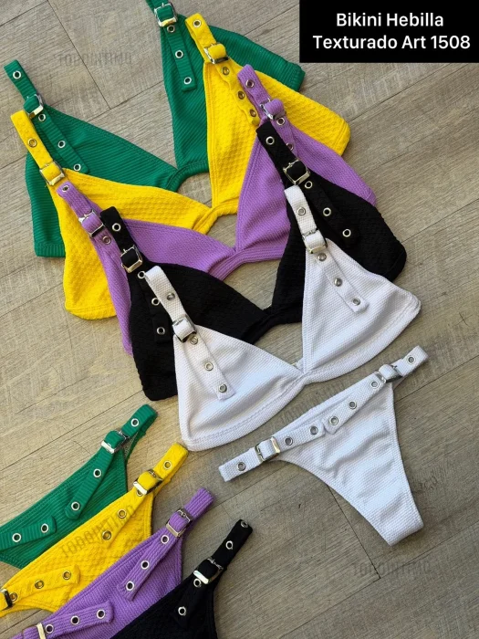 Art 1508 Bikini Hebilla Texturado