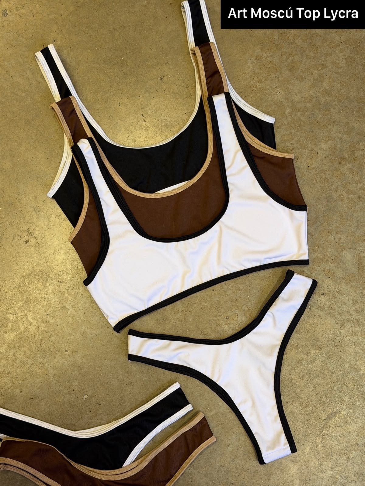 Art Moscú Top Bikini Lycra - Imagen 2