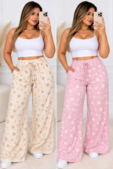 Maxi Palazo Lino Excelente Calidad Talles L/xl/xxl/3xl