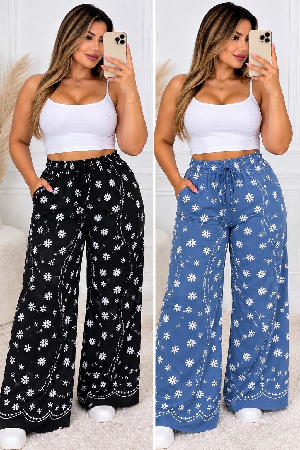 Maxi Palazo Lino Excelente Calidad Talles L/xl/xxl/3xl - Imagen 2