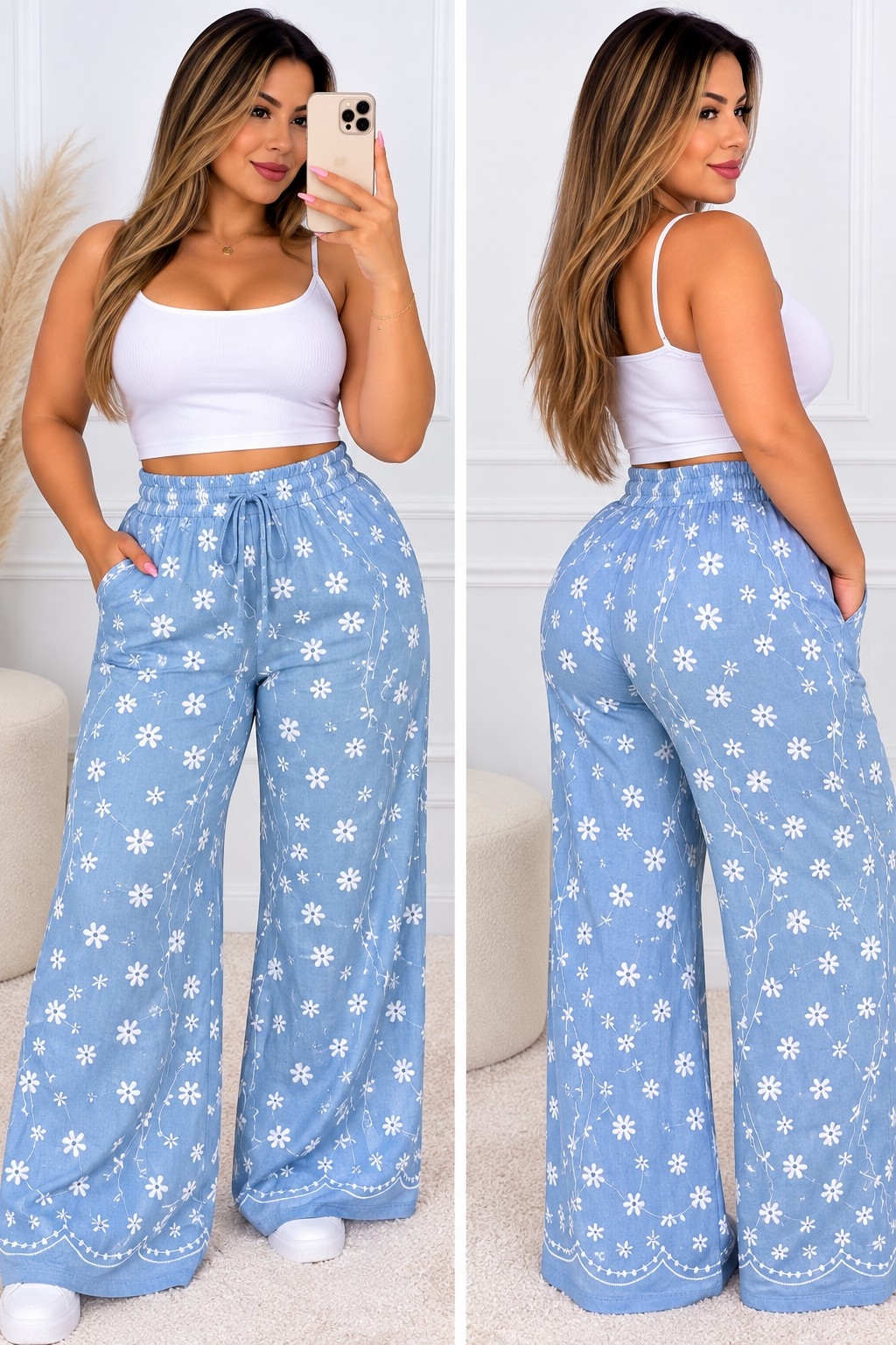Maxi Palazo Lino Excelente Calidad Talles L/xl/xxl/3xl - Imagen 5