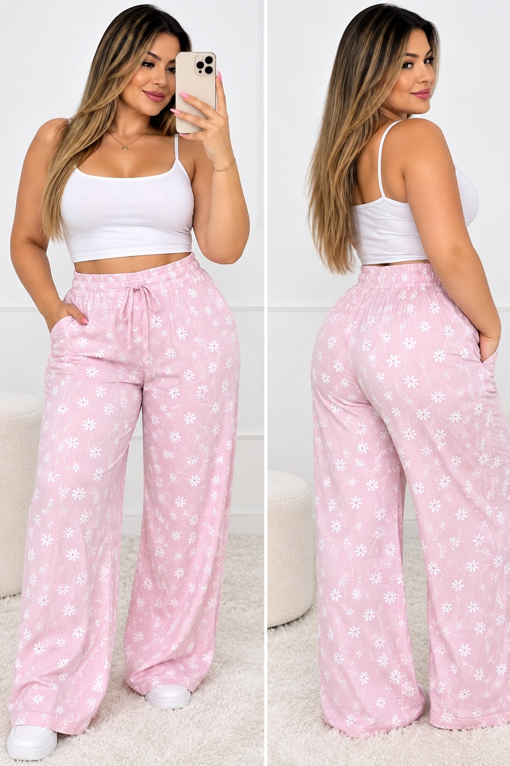 Maxi Palazo Lino Excelente Calidad Talles L/xl/xxl/3xl - Imagen 6