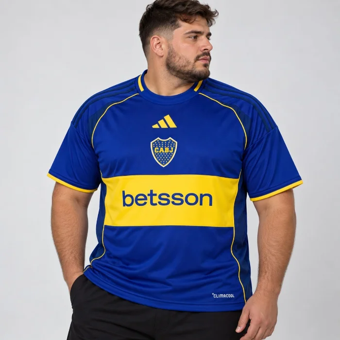 Camiseta Aniversario Boca Juniors - Talles Especiales