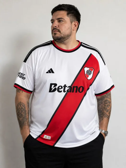 Camiseta Titular River - Talles Especiales