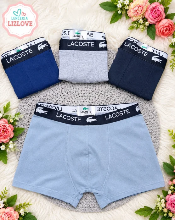 Boxer Lacoste de Niños  Calidad Premium