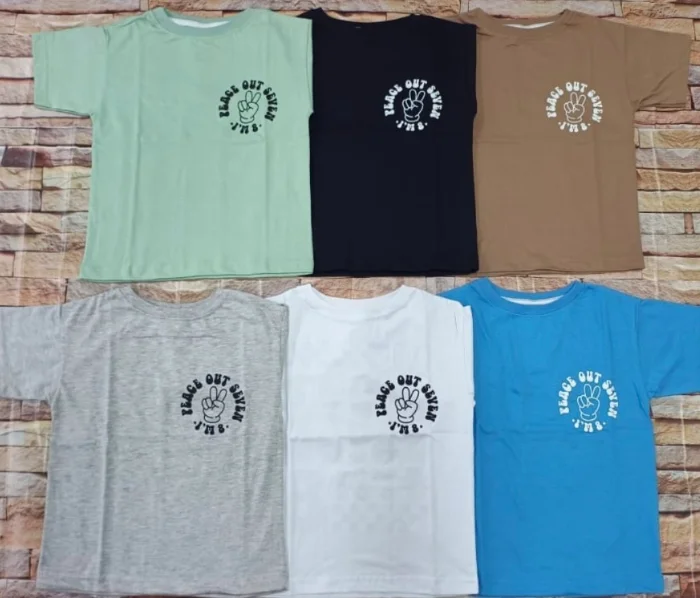 Remera Oversize Niño Algodón Peinado