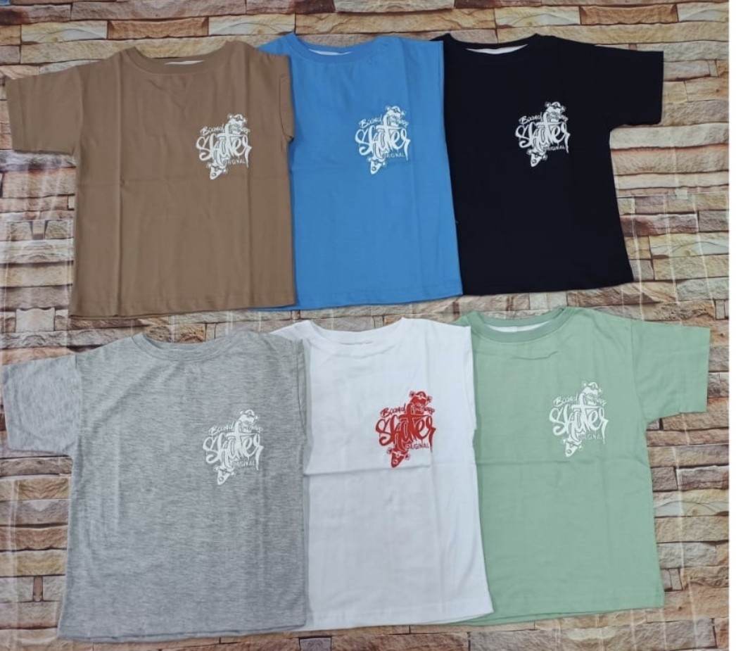 Remera Oversize Niño Algodón Peinado - Imagen 2