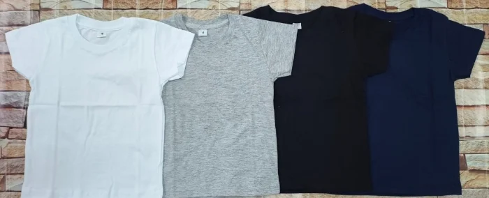 Remera Niño Liso Algodón Peinado