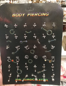 Piercing Acero Set X 36