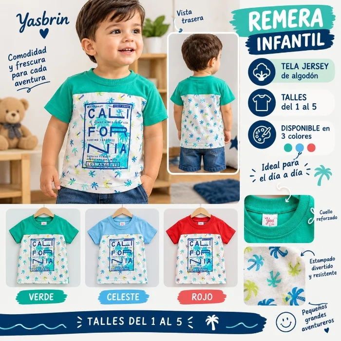 Remera Playa Bebe