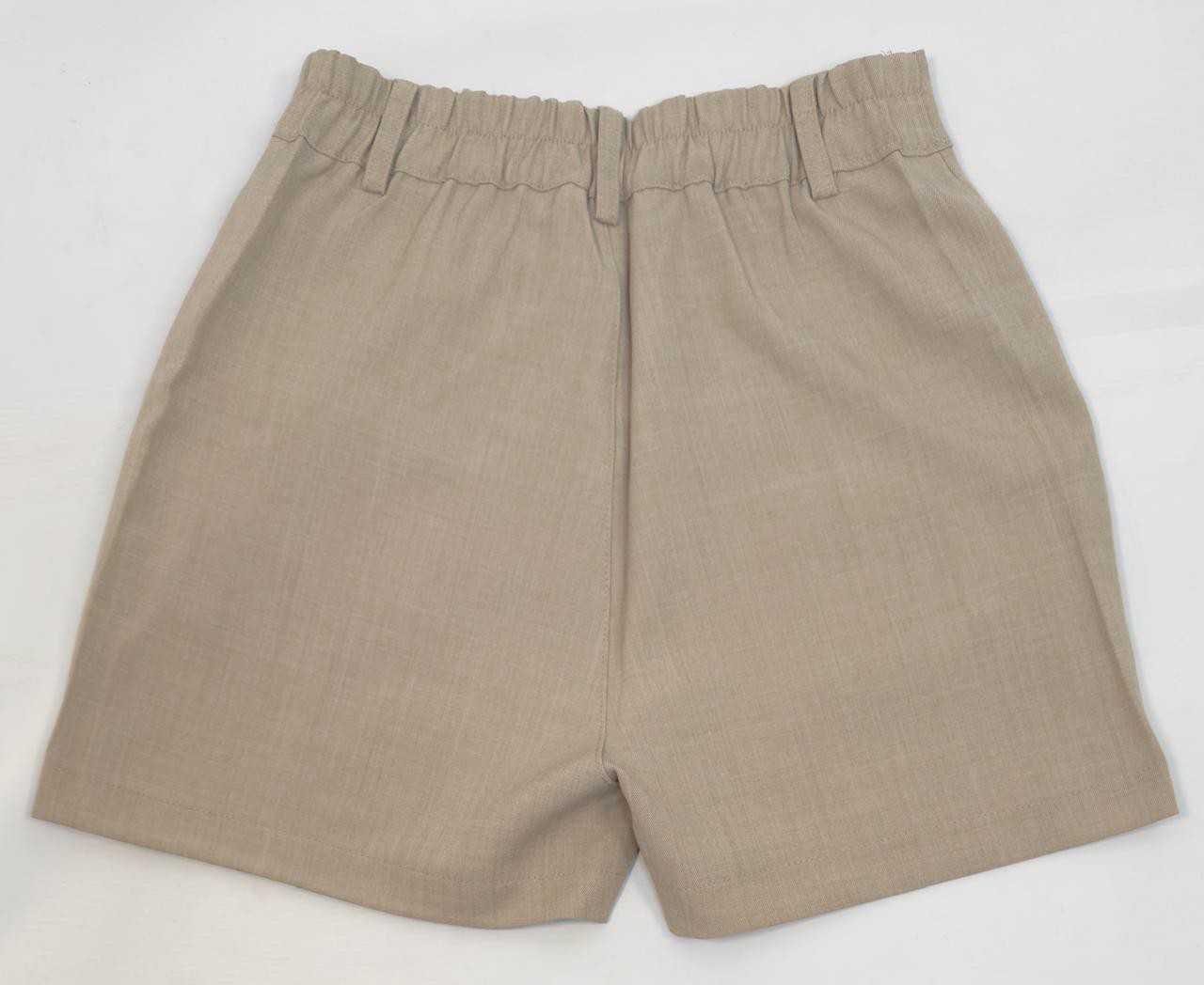 Short con Elástico de Lino - Imagen 6