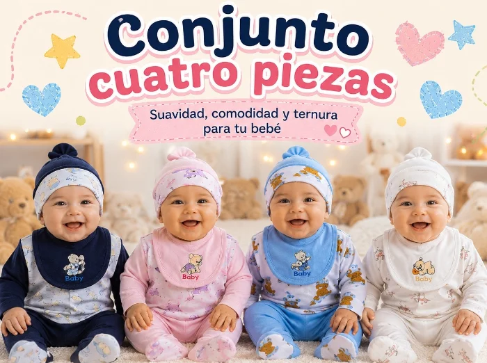 Conjunto 4 Piezas