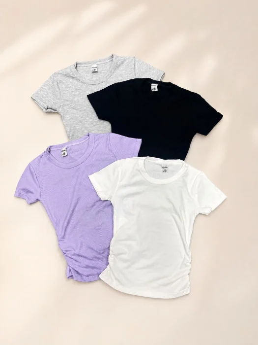 Remera Elástico Morley Viscosa Nena