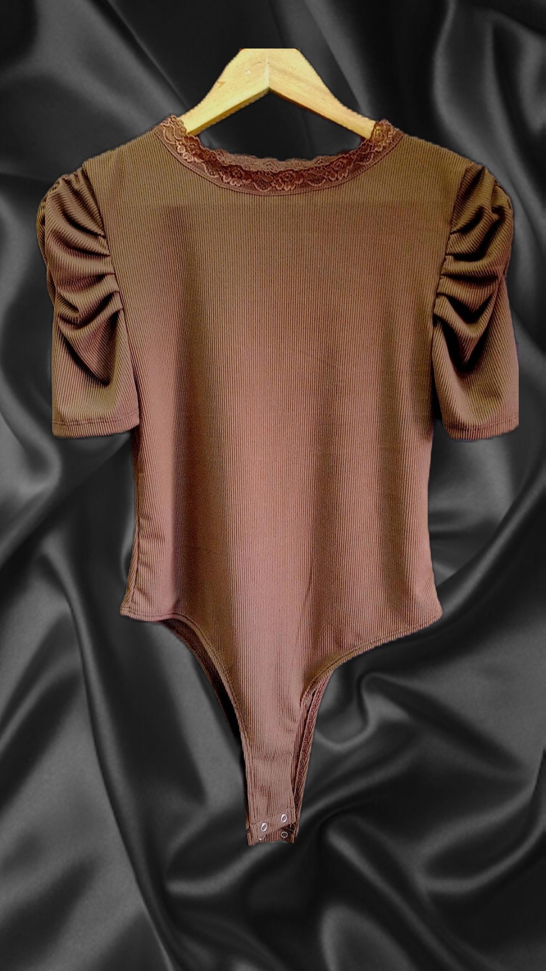 Body con Manga Princesa y Cuello con Puntilla - Imagen 3