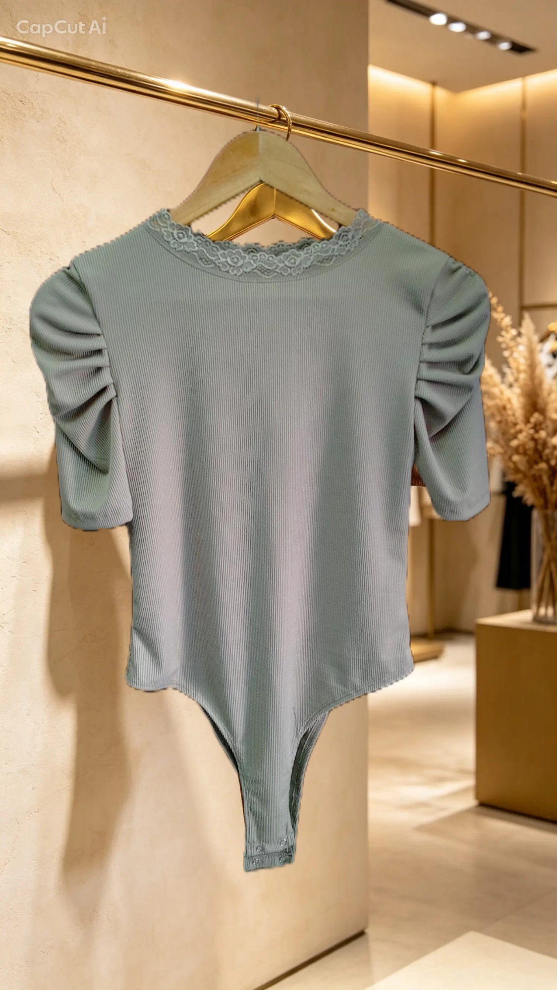 Body con Manga Princesa y Cuello con Puntilla - Imagen 2