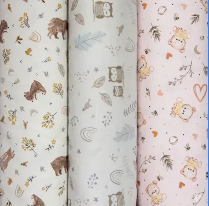 Tela Gabardina 100% Algodón Estampada Infantil -deco-x 1 Mt