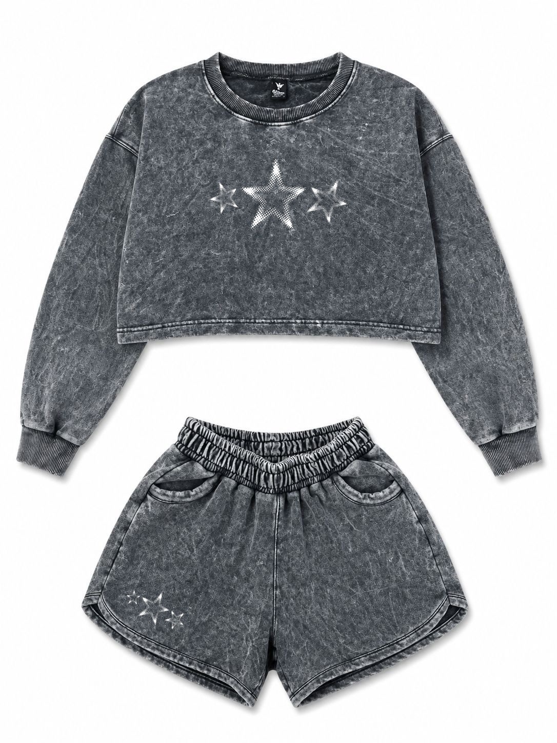 Conjunto Stars /acid Wash - Imagen 2