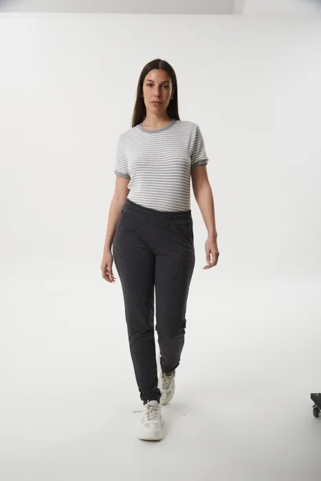 Visa-remera Rayada Dama