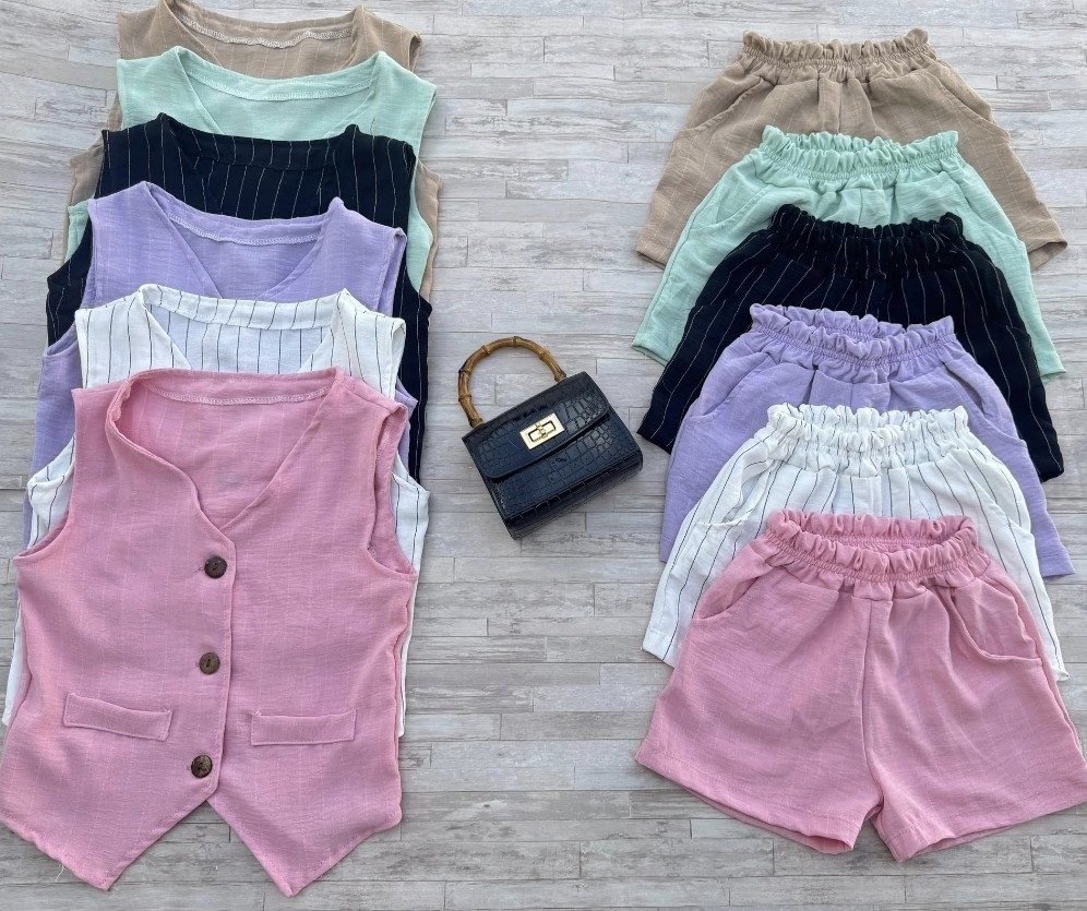Conjunto Nena Cey Chaleco y Short - Imagen 2