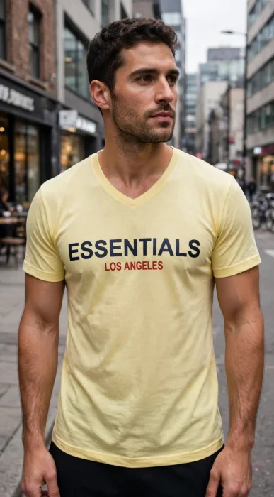 Remeras de Modal Escote V