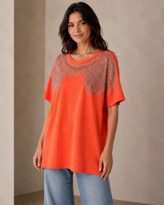 Remera con Brillos