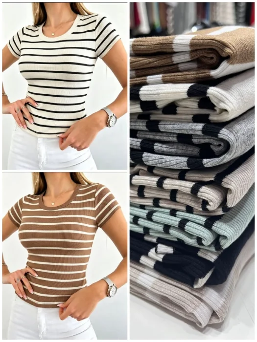 Remera Basica Rayada (cele)