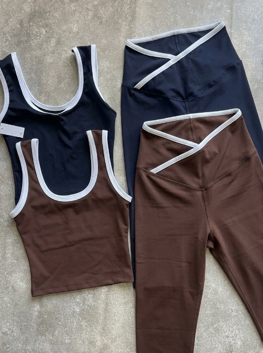 Conjunto Top + Calza Cintura Cruzada - Imagen 2