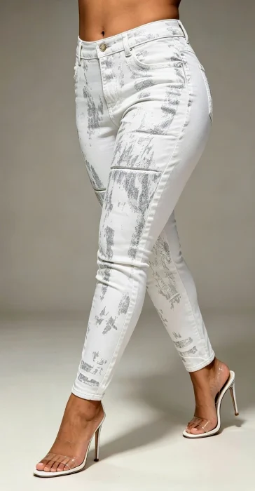 Pantalón Chupin Tobillero Metalizado
