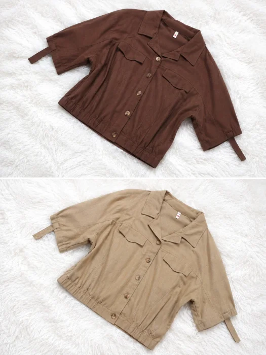 Camisaco de Lino Talle Especial