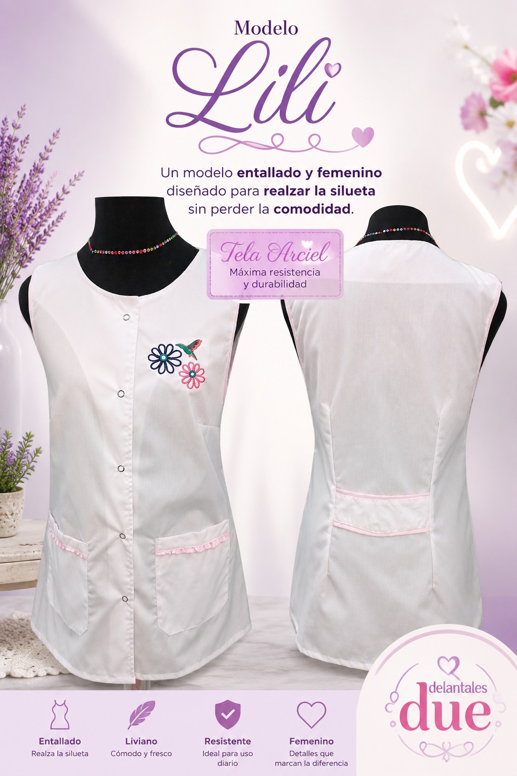Delantal de Maestra - Imagen 3