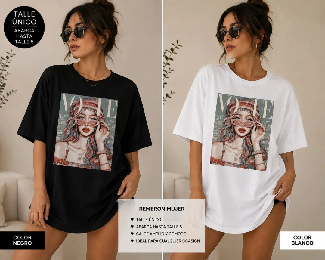 Remeras Talles Especiales con Rostro - Imagen 4