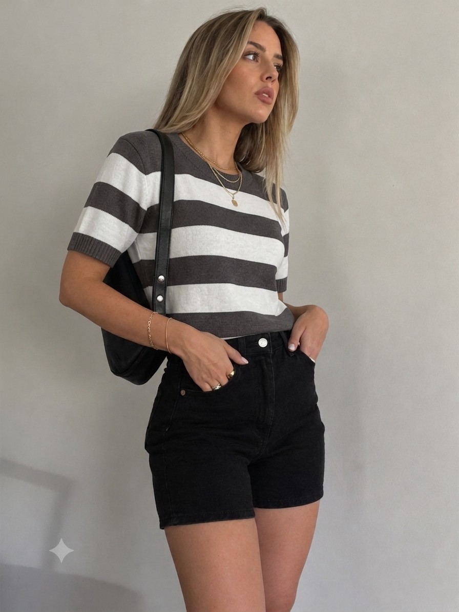 Remera Marina (rayada en Bremer) - Imagen 2