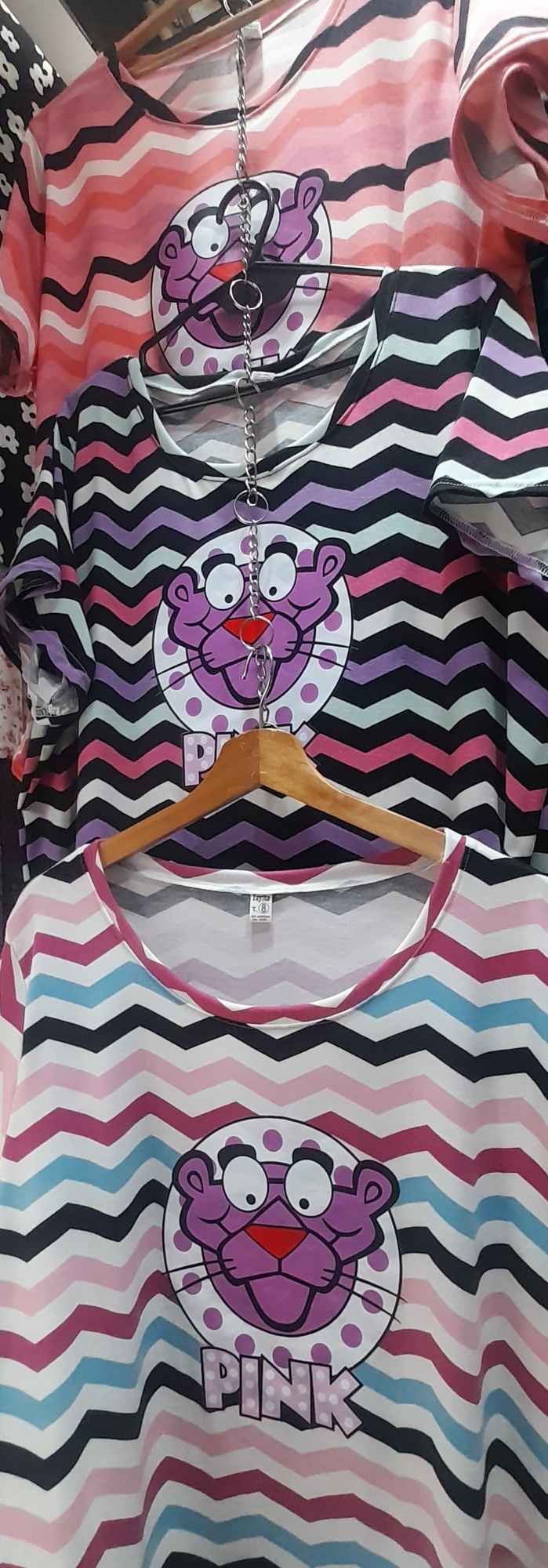 Remeron Largo Pantera Rosa Talles Reales 8, 10, 12 , y 14 - Imagen 2