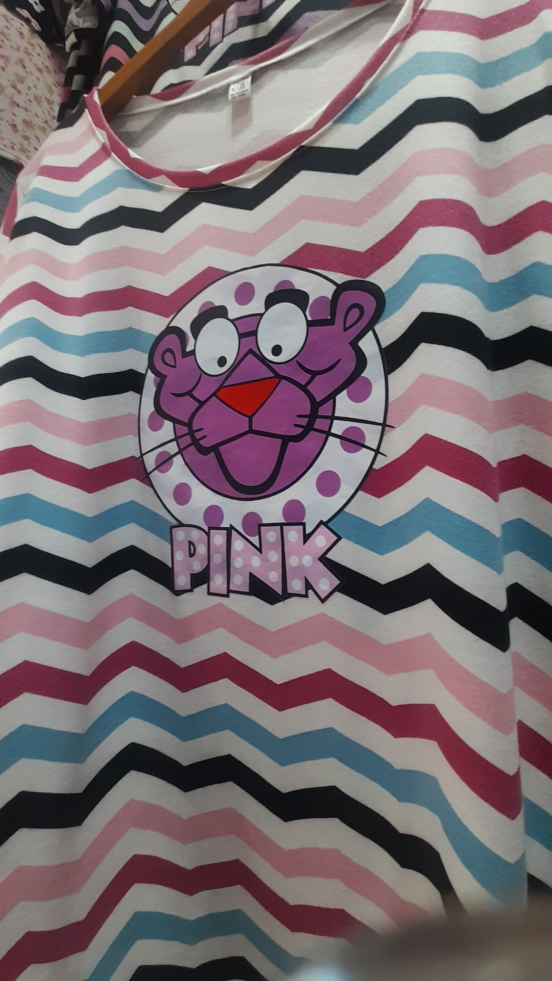 Remeron Largo Pantera Rosa Talles Reales 8, 10, 12 , y 14 - Imagen 3