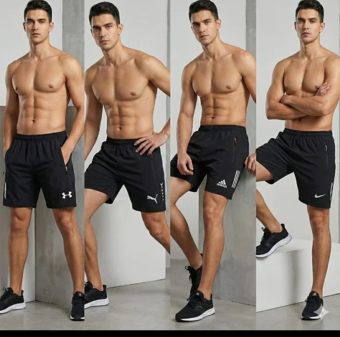 Shorts de Laycra Borsillo con Cierre