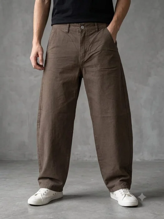 Baggy Choco Gabardina