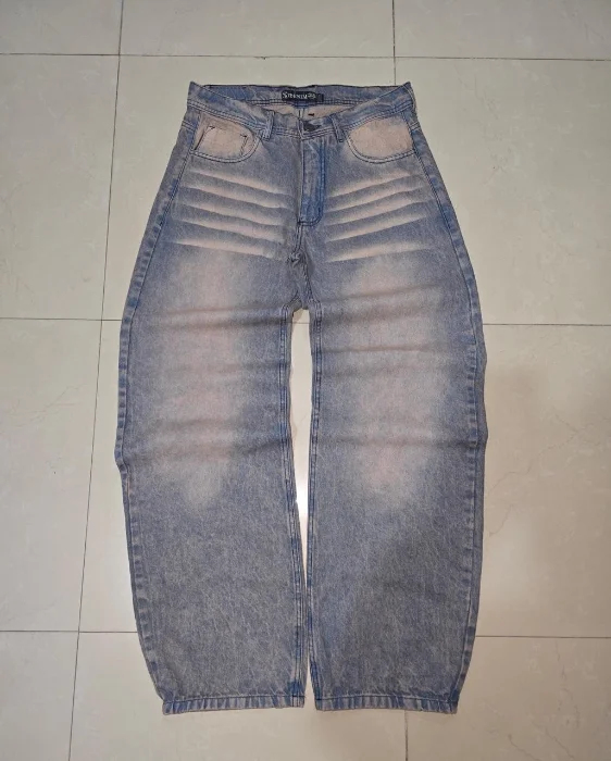 Pantalón Máxi Baggy Óxido Terracota Localizado + Bigote