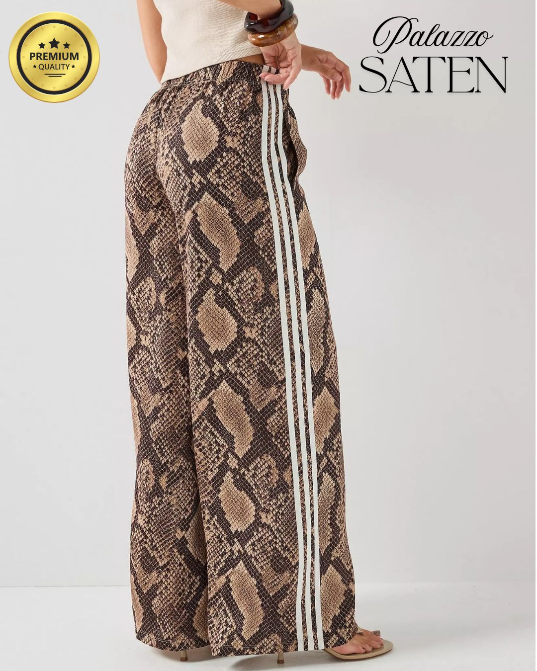 Palazzo Adi Lycra Saten Premium - Beige Snake - Palazzo%20Saten%20Beige%20Snake%20(4).jpg