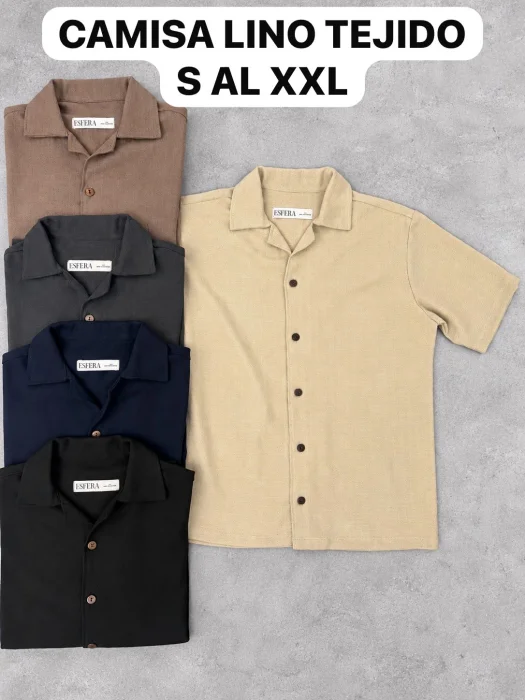 Camisa Tejido de Lino