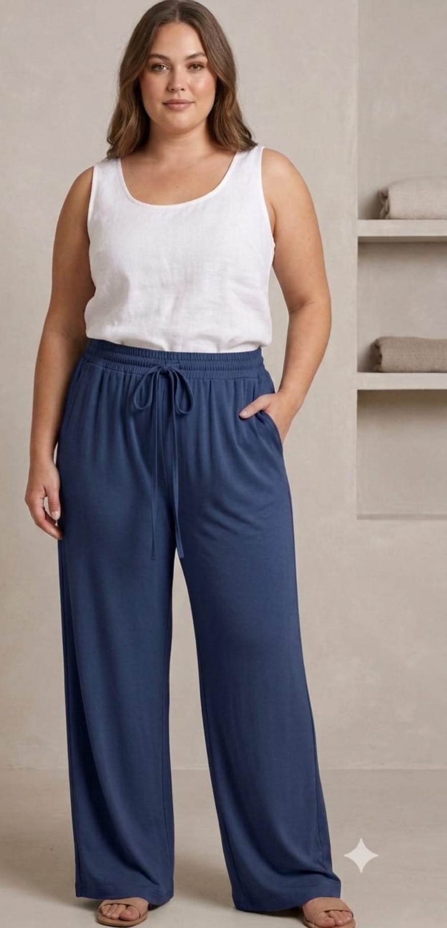 Nuevo Ingreso  Pantalones de Lino con Expander - Imagen 4