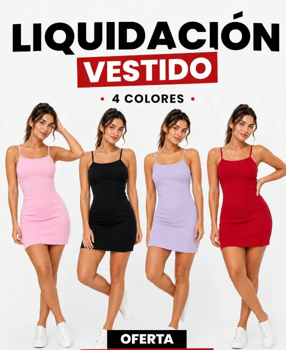Vestidos Lisos y Rayados